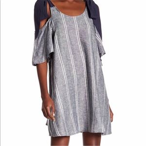 Abound Tie Strap Cold Shoulder Dress